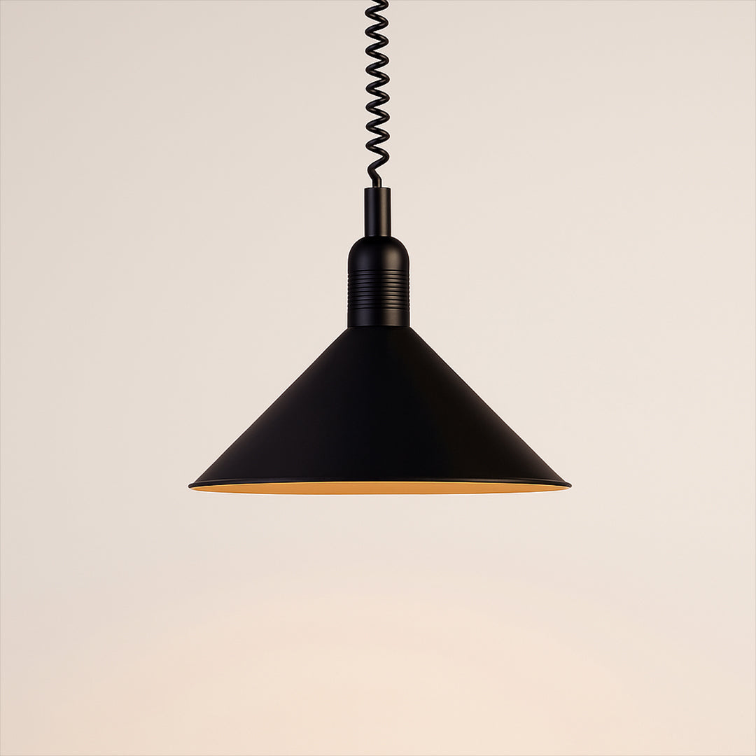 Conical Venus Pendant Adjustable With Pulley