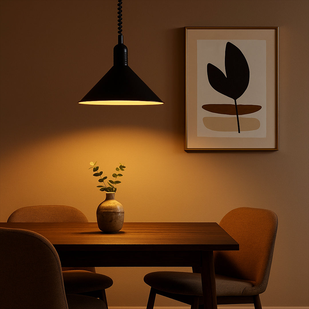 Conical Venus Pendant Adjustable With Pulley